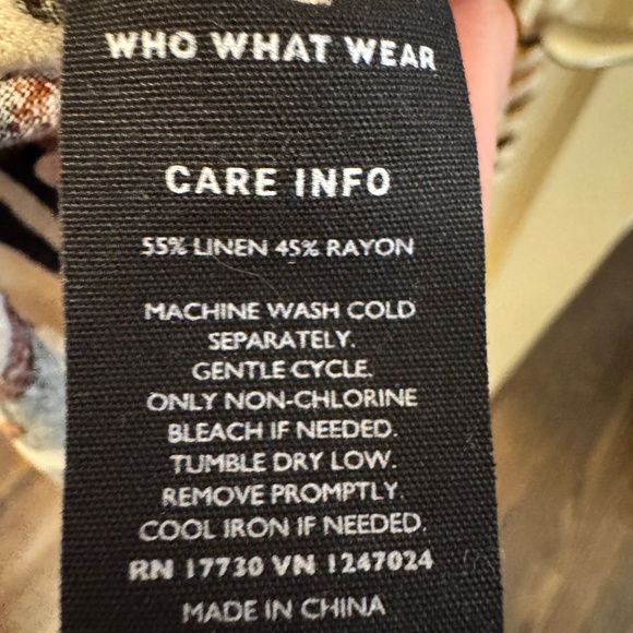 Who What Wear Animal Print Swing Dress (no belt included) - Picture 6 of 6